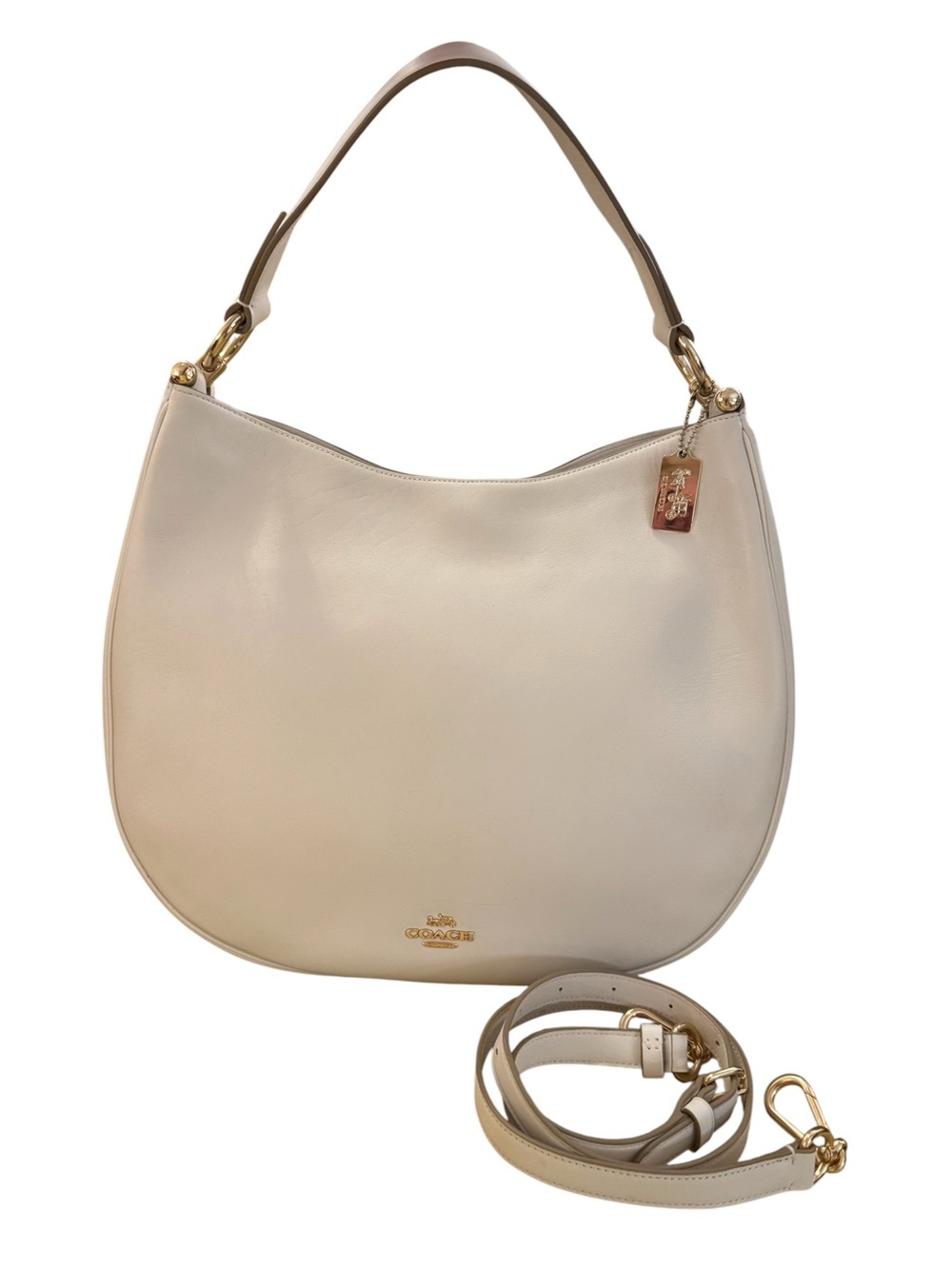 Coach Nomad Hobo Crossbody in Chalk 2017